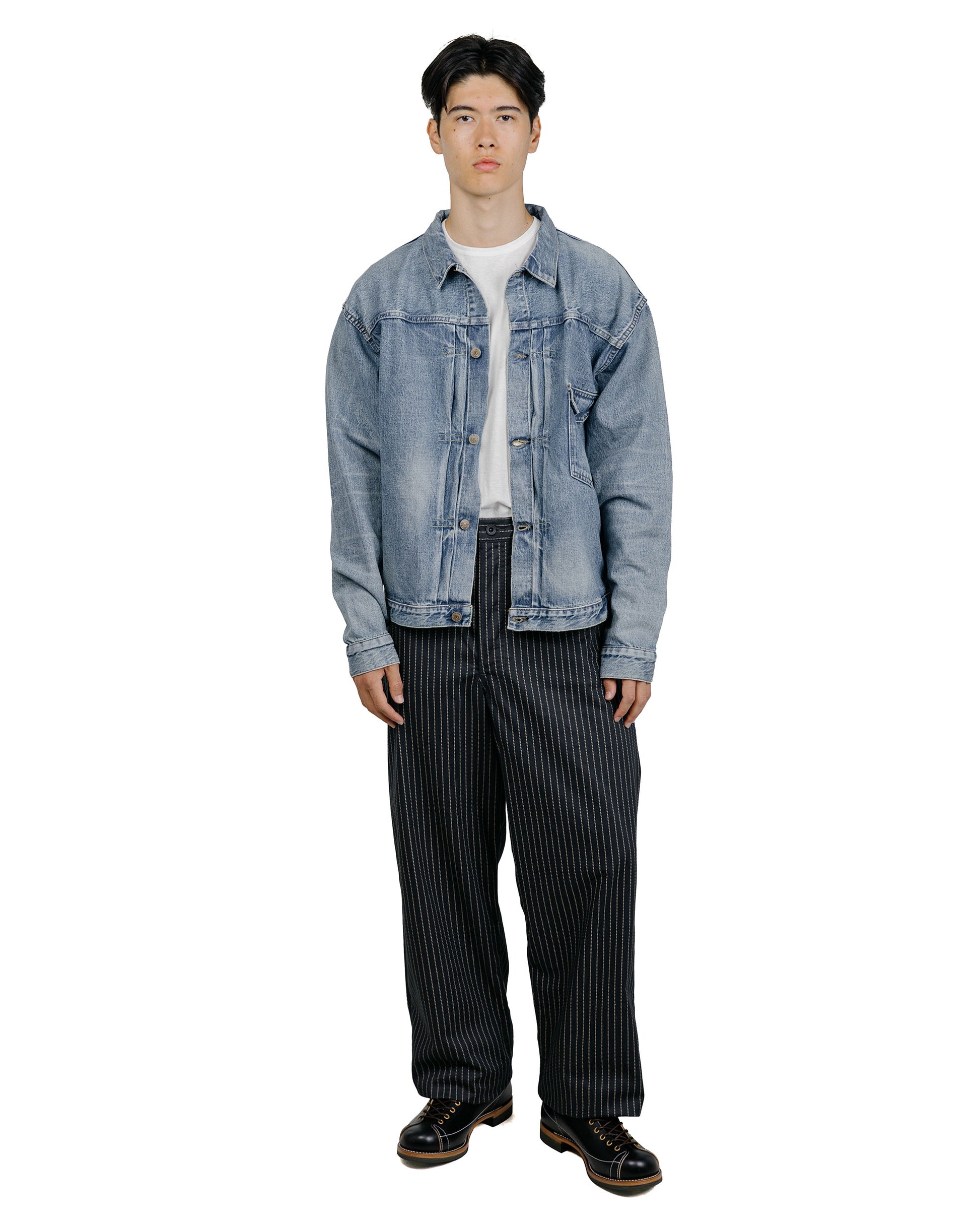 The Real McCoy's MJ26012 Lot.001XXJ  Early Model, Light Wash Indigo