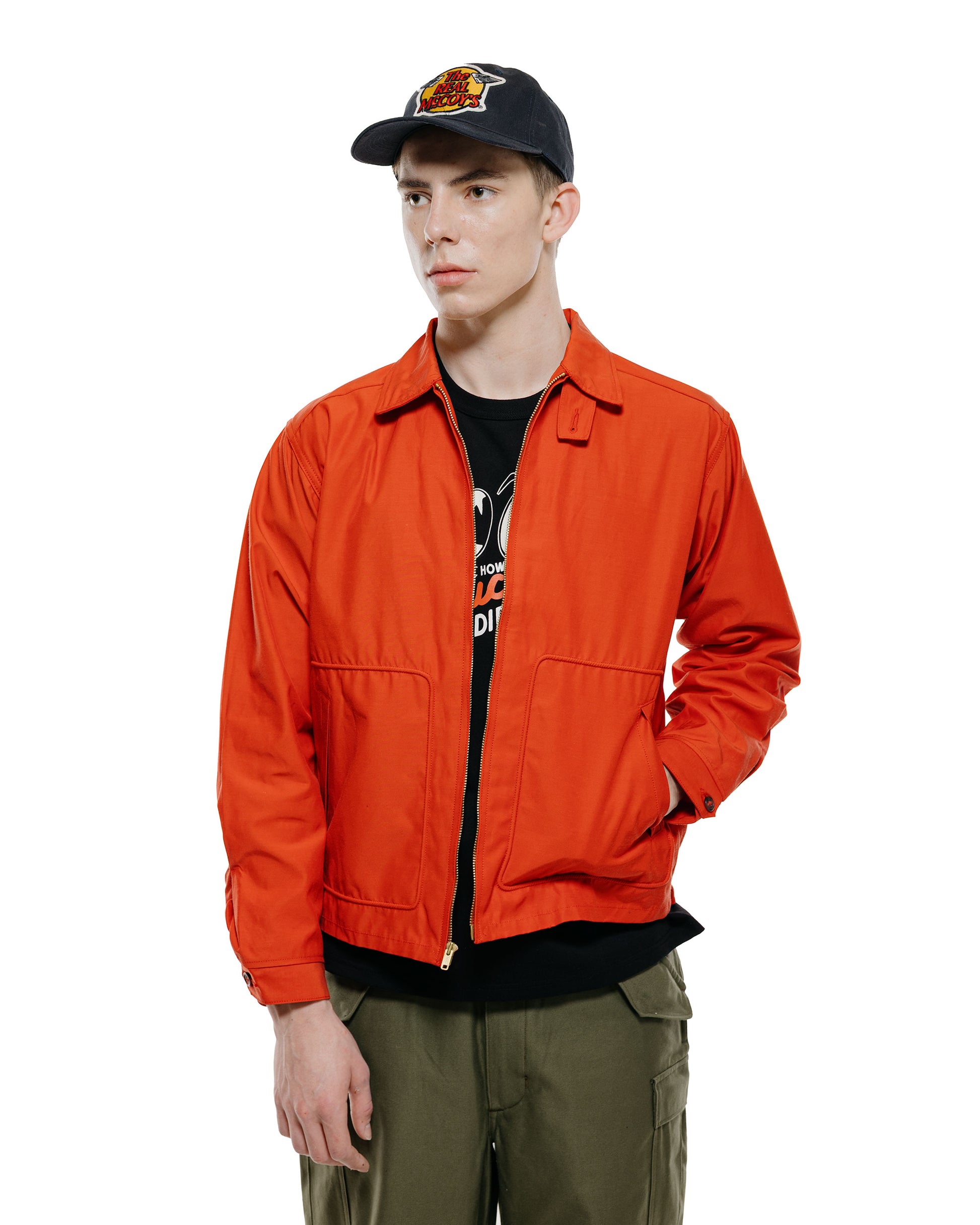 lost & found The Real McCoy's The Real McCoy's MJ26017 All-Weather Swing Jacket Red