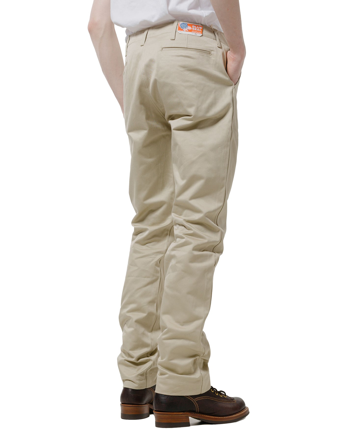 lost & found The Real McCoy's The Real McCoy's MP19010 Blue Seal Chino Trousers Beige