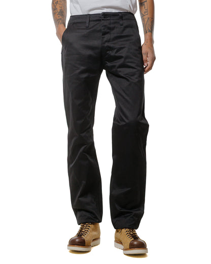 lost & found The Real McCoy's The Real McCoy's MP19010 Blue Seal Chino Trousers Black