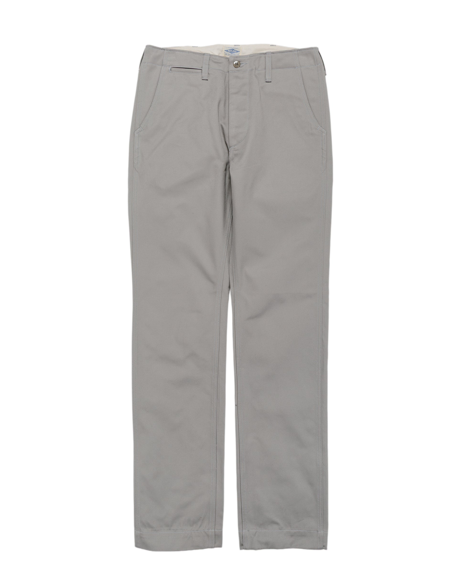lost & found The Real McCoy's The Real McCoy's MP19010 Blue Seal Chino Trousers Medium Gray