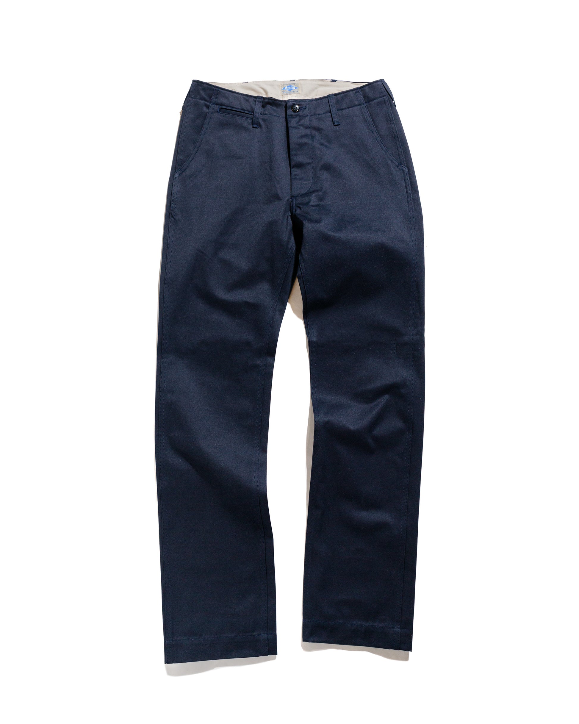 lost & found The Real McCoy's The Real McCoy's MP19010 Blue Seal Chino Trousers Navy