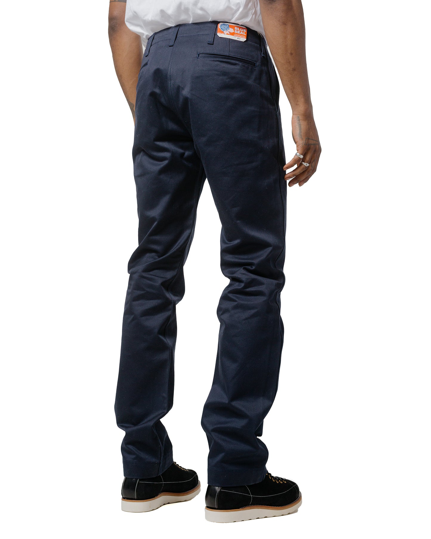 lost & found The Real McCoy's The Real McCoy's MP19010 Blue Seal Chino Trousers Navy