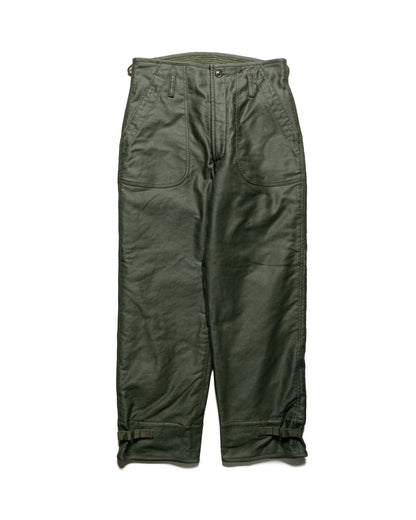 lost & found The Real McCoy's The Real McCoy's MP21101 U.S.N. A-2 Deck Trousers Olive