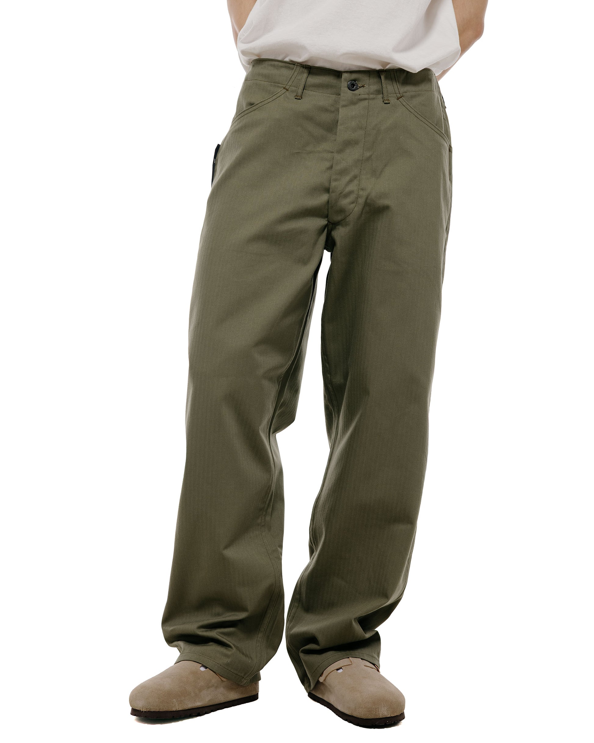 lost & found The Real McCoy's The Real McCoy's MP22007 Trousers, Utility N-3 (Model 220) Olive