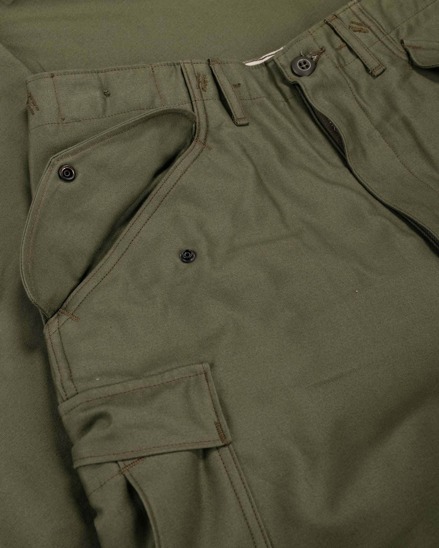 lost & found The Real McCoy's The Real McCoy's MP22101 Trousers, Men's, Field, M-65 Olive