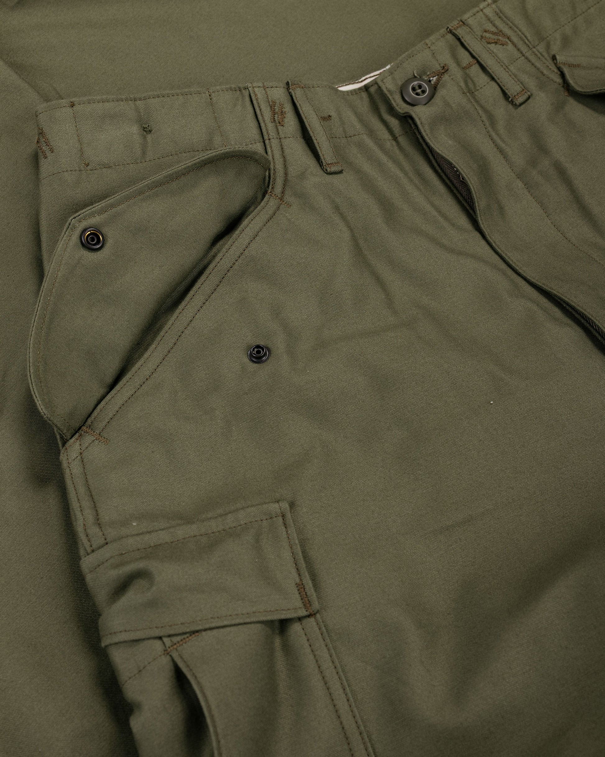 lost & found The Real McCoy's The Real McCoy's MP22101 Trousers, Men's, Field, M-65 Olive