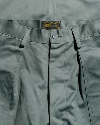 lost & found The Real McCoy's The Real McCoy's MP22103 Trousers, Utility, Cotton / USAF Sage Green