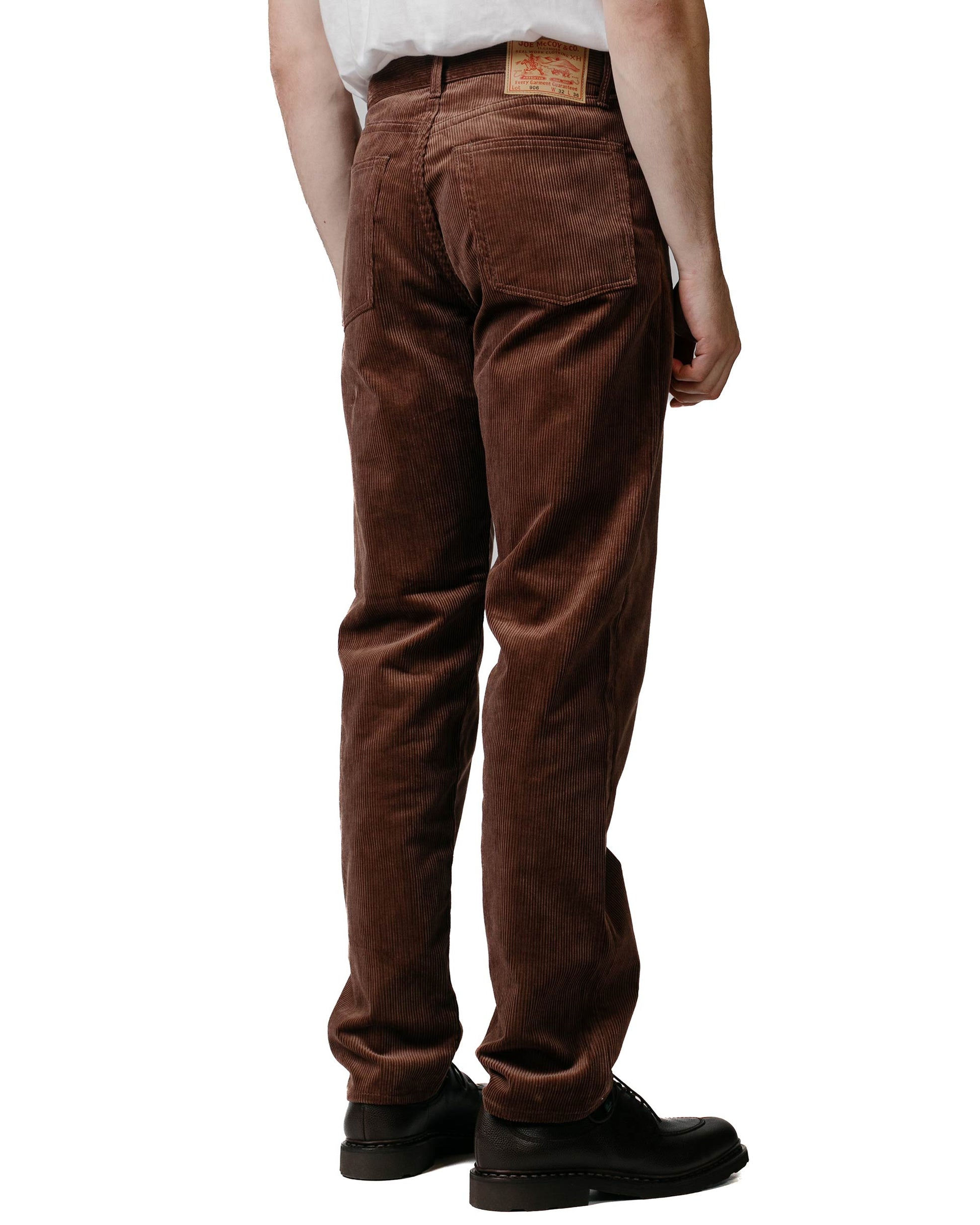 lost & found The Real McCoy's The Real McCoy's MP22107 Corduroy Trousers Lot.906 Brown