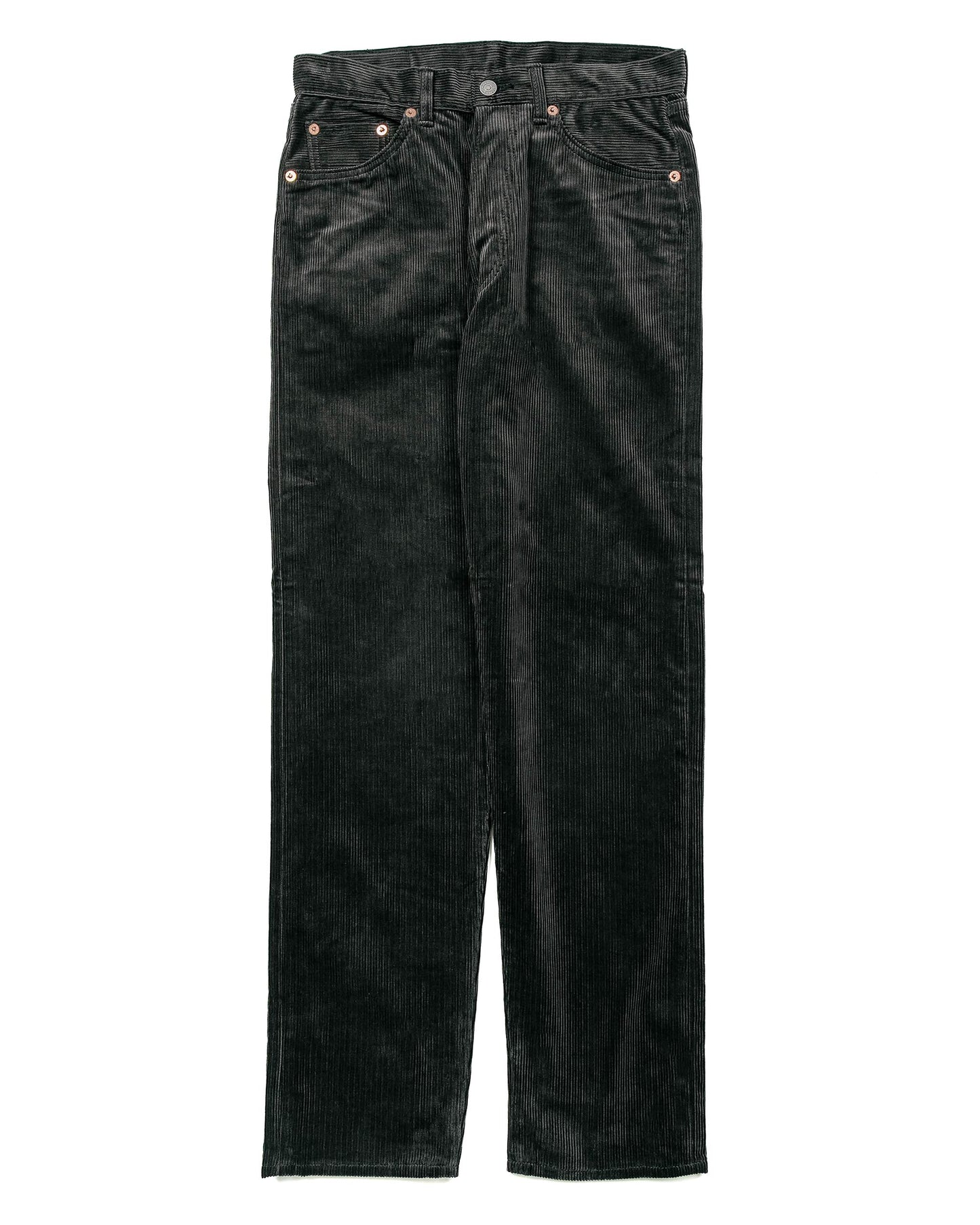 lost & found The Real McCoy's The Real McCoy's MP22107 Corduroy Trousers Lot.906 Charcoal