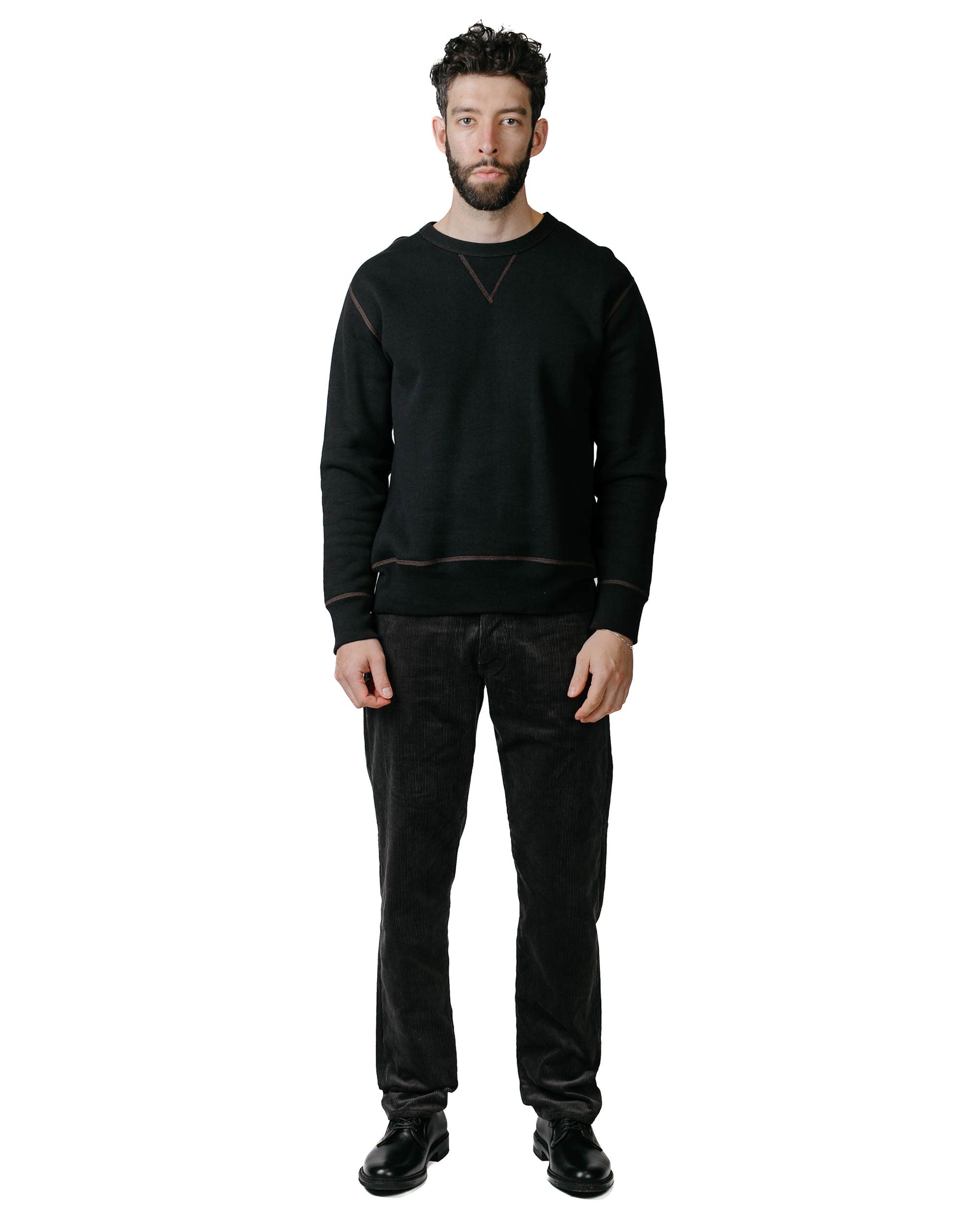 lost & found The Real McCoy's The Real McCoy's MP22107 Corduroy Trousers Lot.906 Charcoal