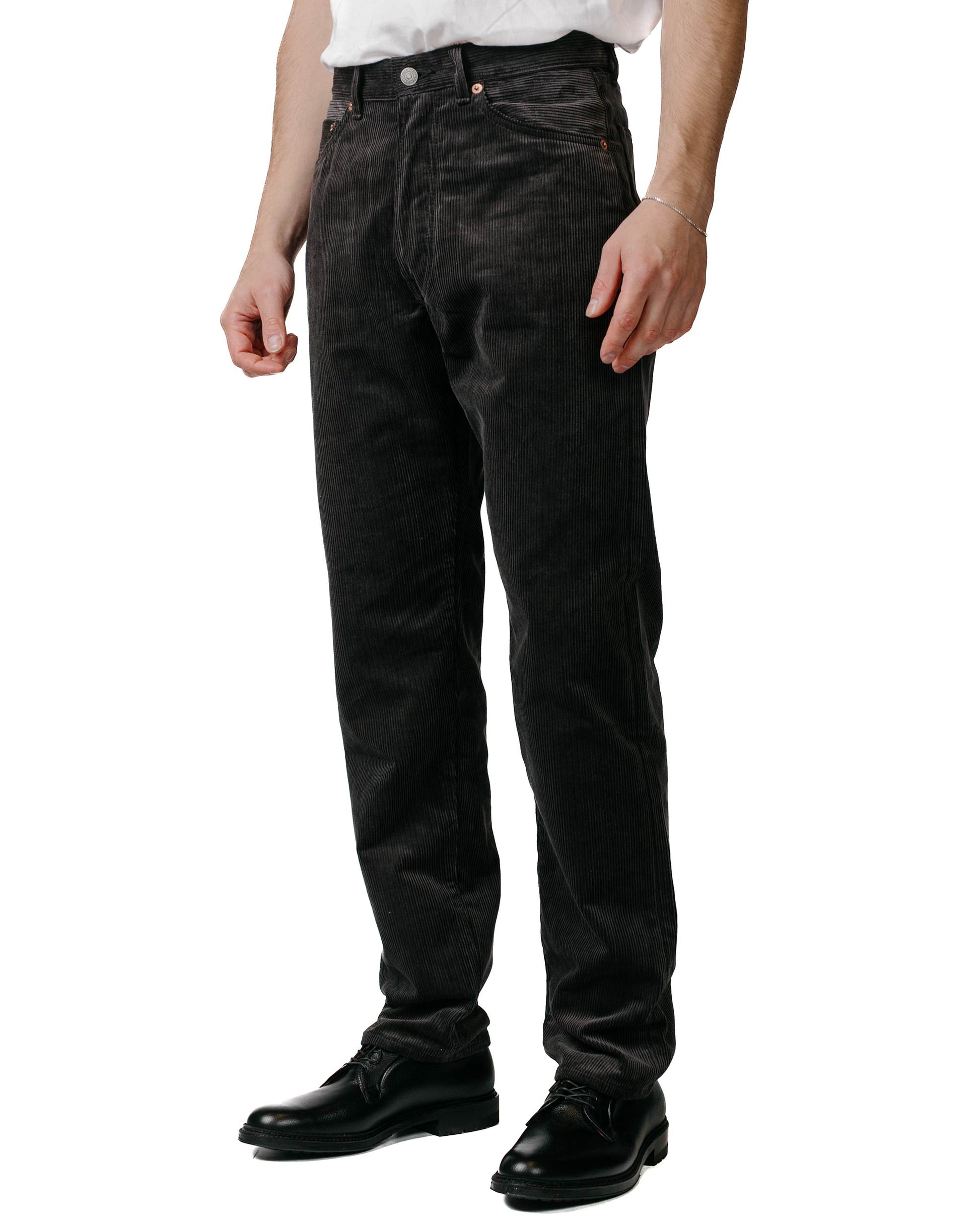lost & found The Real McCoy's The Real McCoy's MP22107 Corduroy Trousers Lot.906 Charcoal