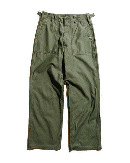 lost & found The Real McCoy's The Real McCoy's MP23003 Trousers, Men's, Cotton Sateen, OG-107 Olive