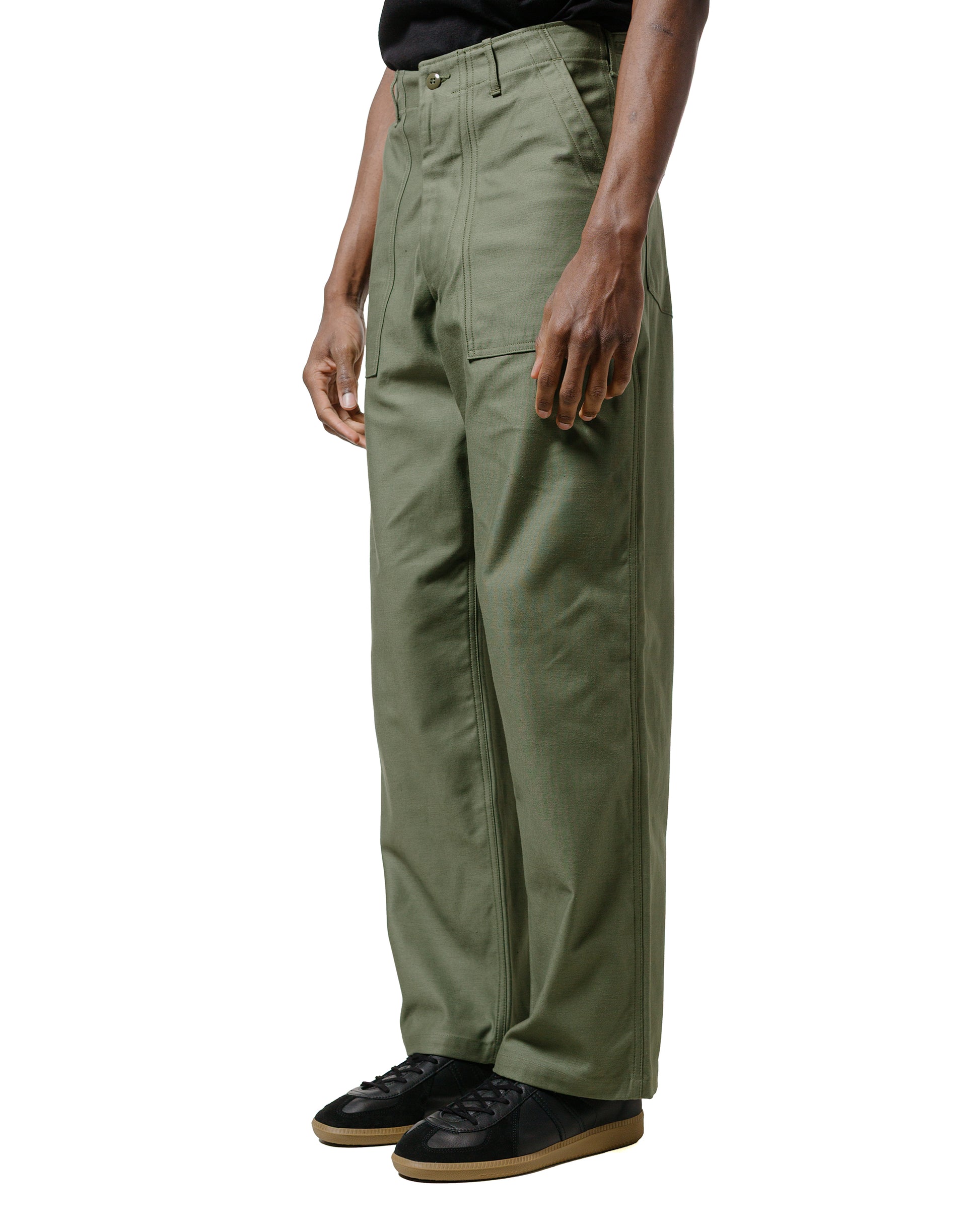 lost & found The Real McCoy's The Real McCoy's MP23003 Trousers, Men's, Cotton Sateen, OG-107 Olive