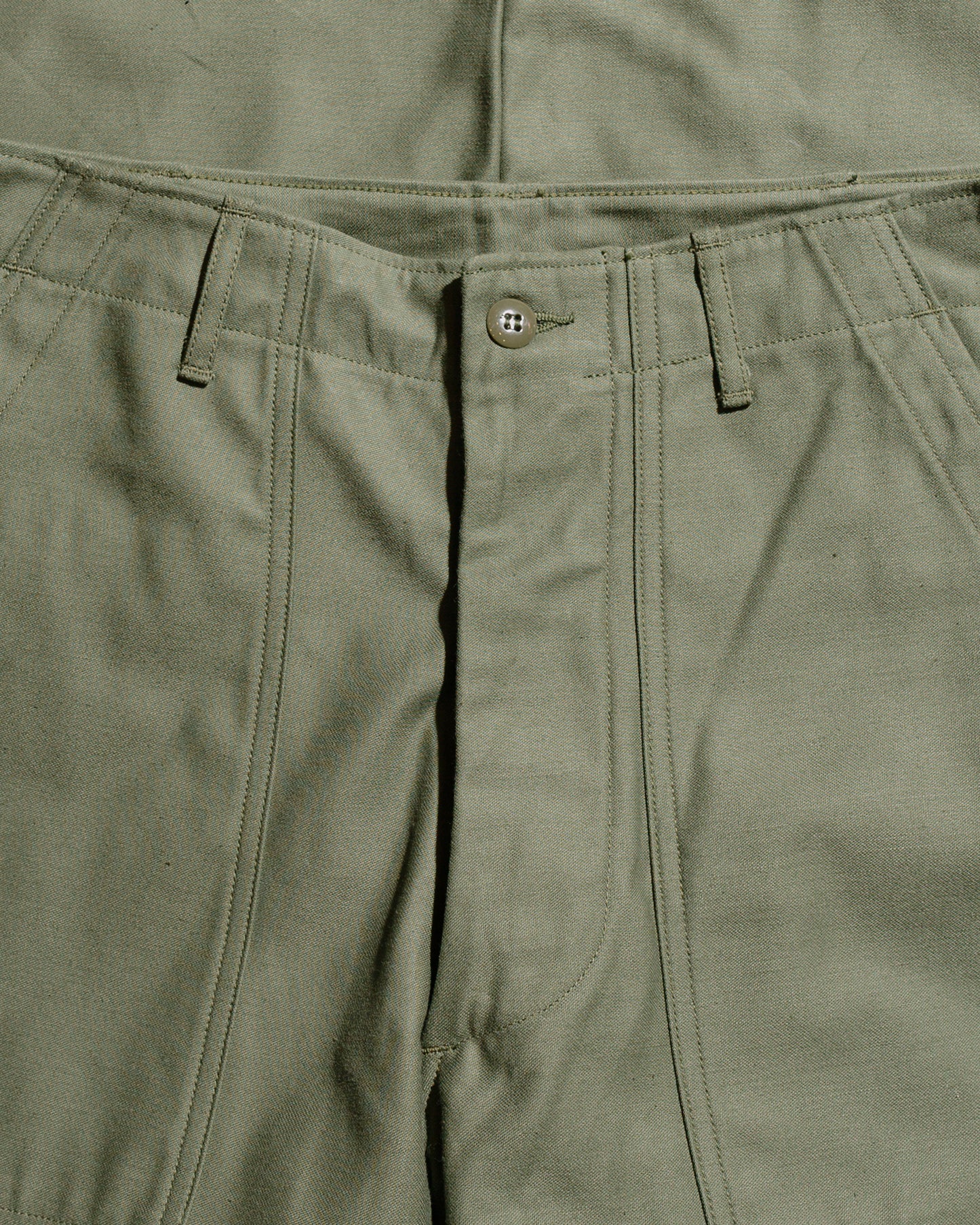lost & found The Real McCoy's The Real McCoy's MP23003 Trousers, Men's, Cotton Sateen, OG-107 Olive
