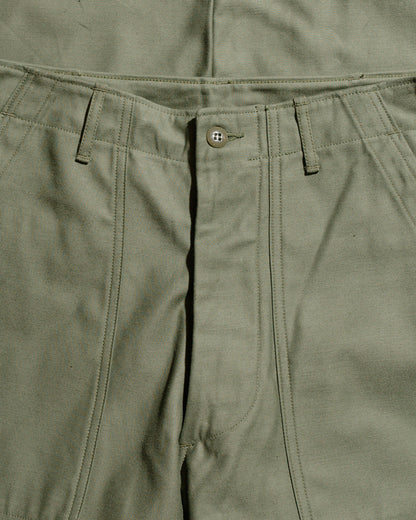 lost & found The Real McCoy's The Real McCoy's MP23003 Trousers, Men's, Cotton Sateen, OG-107 Olive