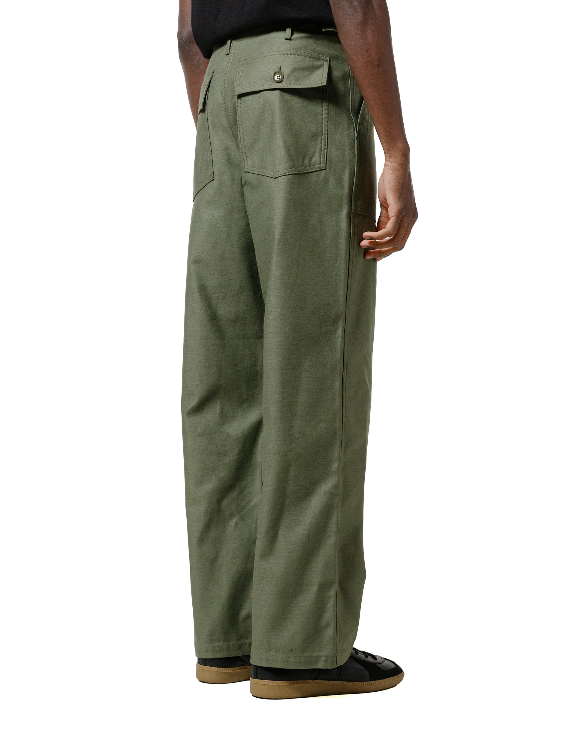 lost & found The Real McCoy's The Real McCoy's MP23003 Trousers, Men's, Cotton Sateen, OG-107 Olive