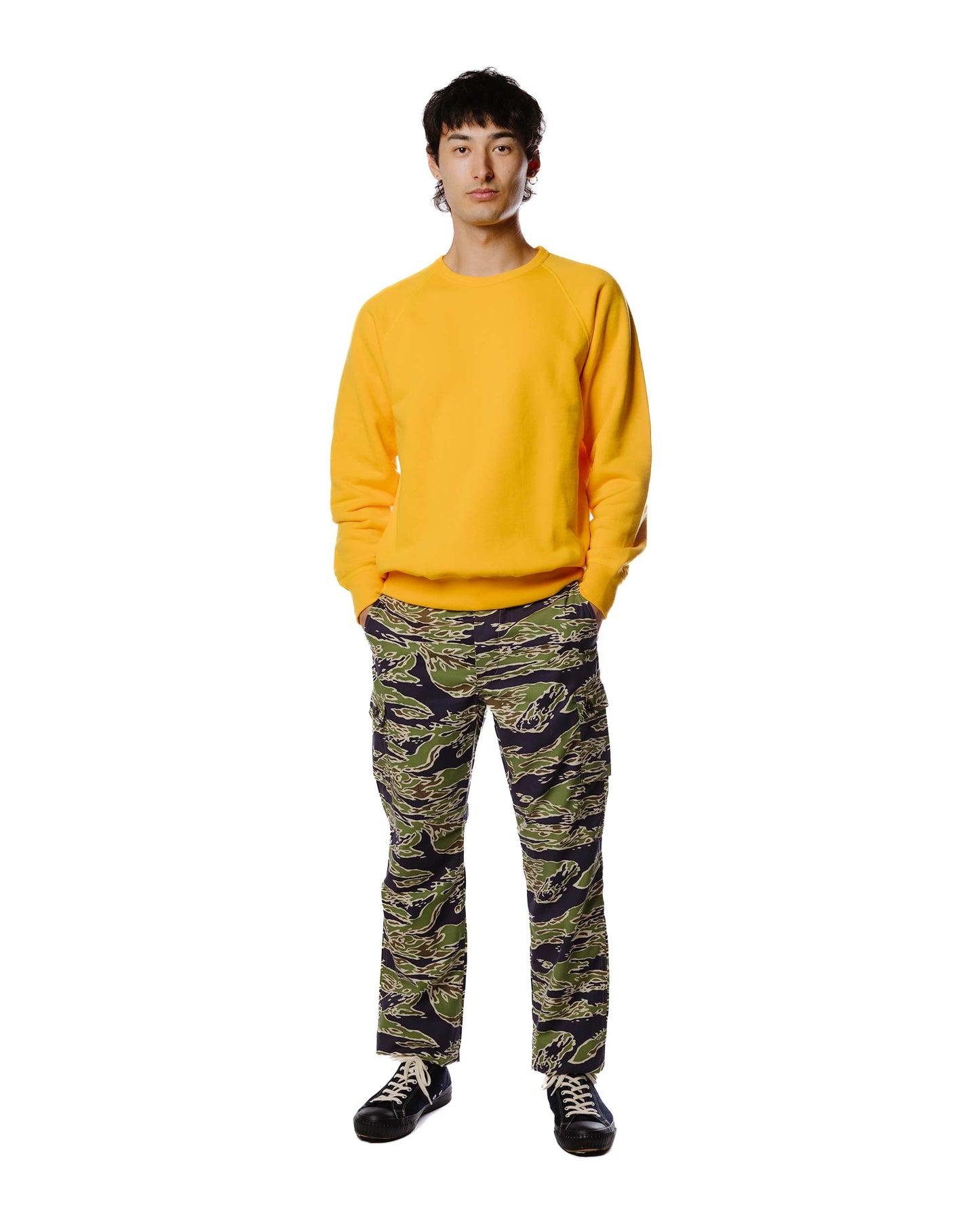 lost & found The Real McCoy's The Real McCoy's MP23004 Tiger Camouflage Trousers / Late War Green