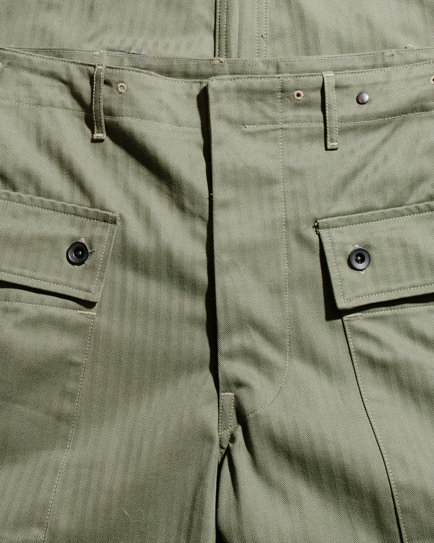 lost & found The Real McCoy's The Real McCoy's MP23006 P-44 Utility Trousers Sage Green