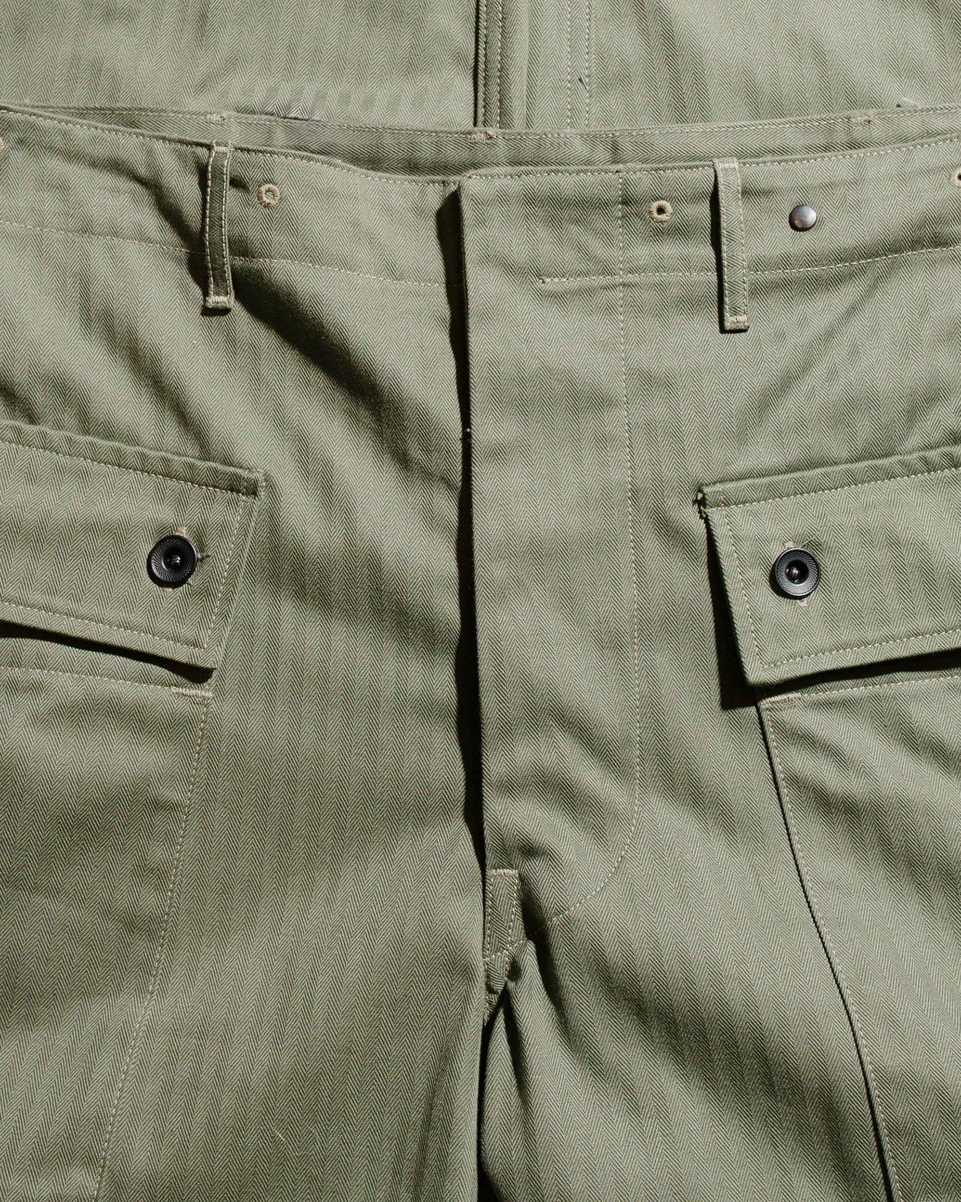 lost & found The Real McCoy's The Real McCoy's MP23006 P-44 Utility Trousers Sage Green