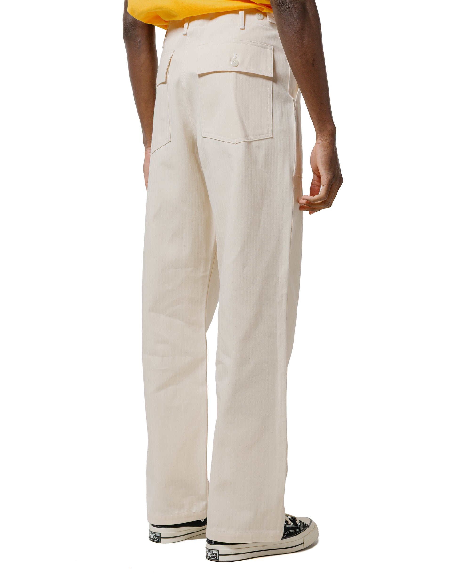 lost & found The Real McCoy's The Real McCoy's MP23017 Utility Trousers / White HBT Ecru