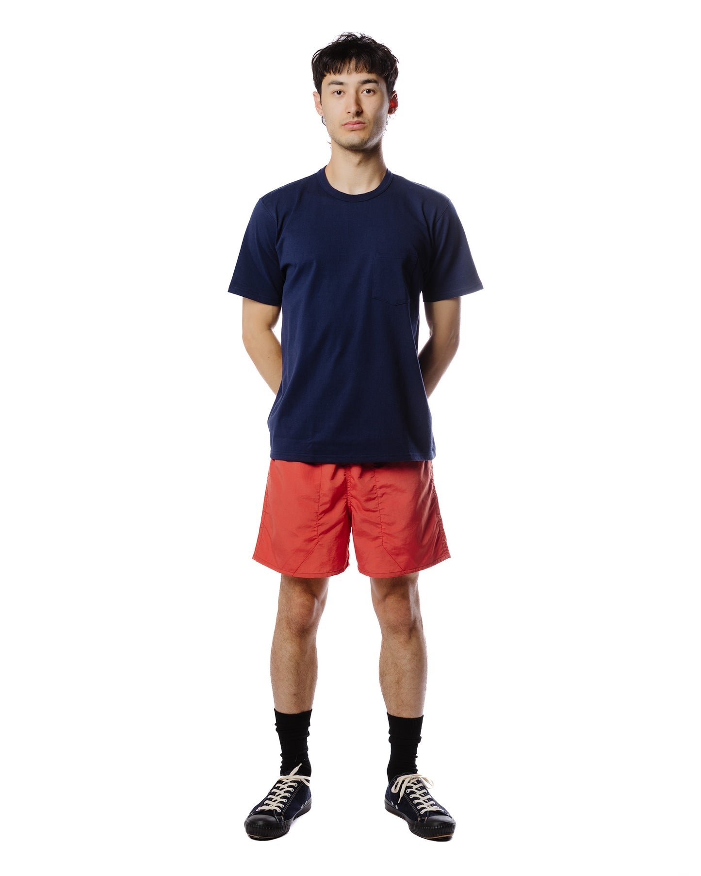 lost & found The Real McCoy's The Real McCoy's MP23019 Nylon-Mesh Hiking Shorts Salmon