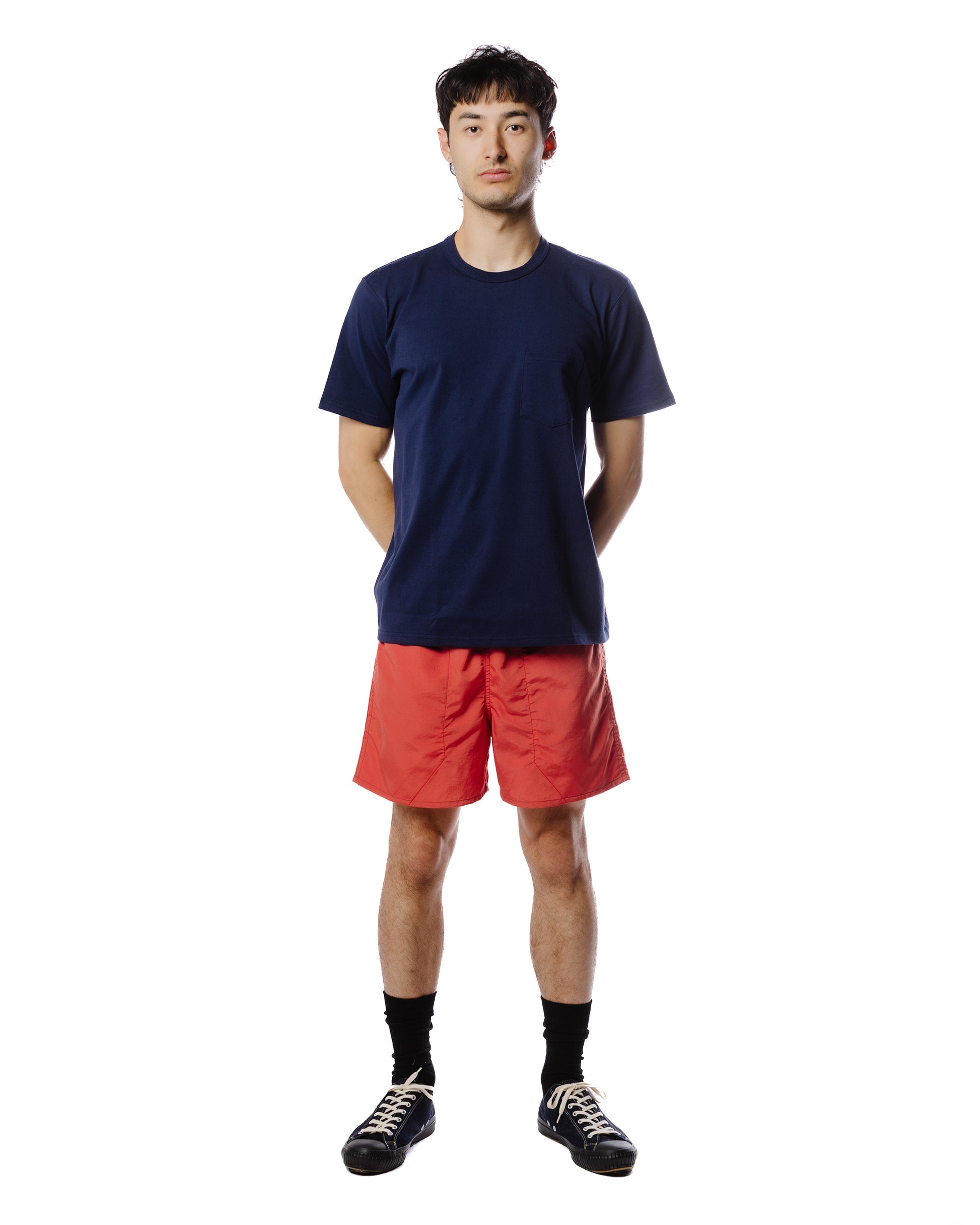 lost & found The Real McCoy's The Real McCoy's MP23019 Nylon-Mesh Hiking Shorts Salmon