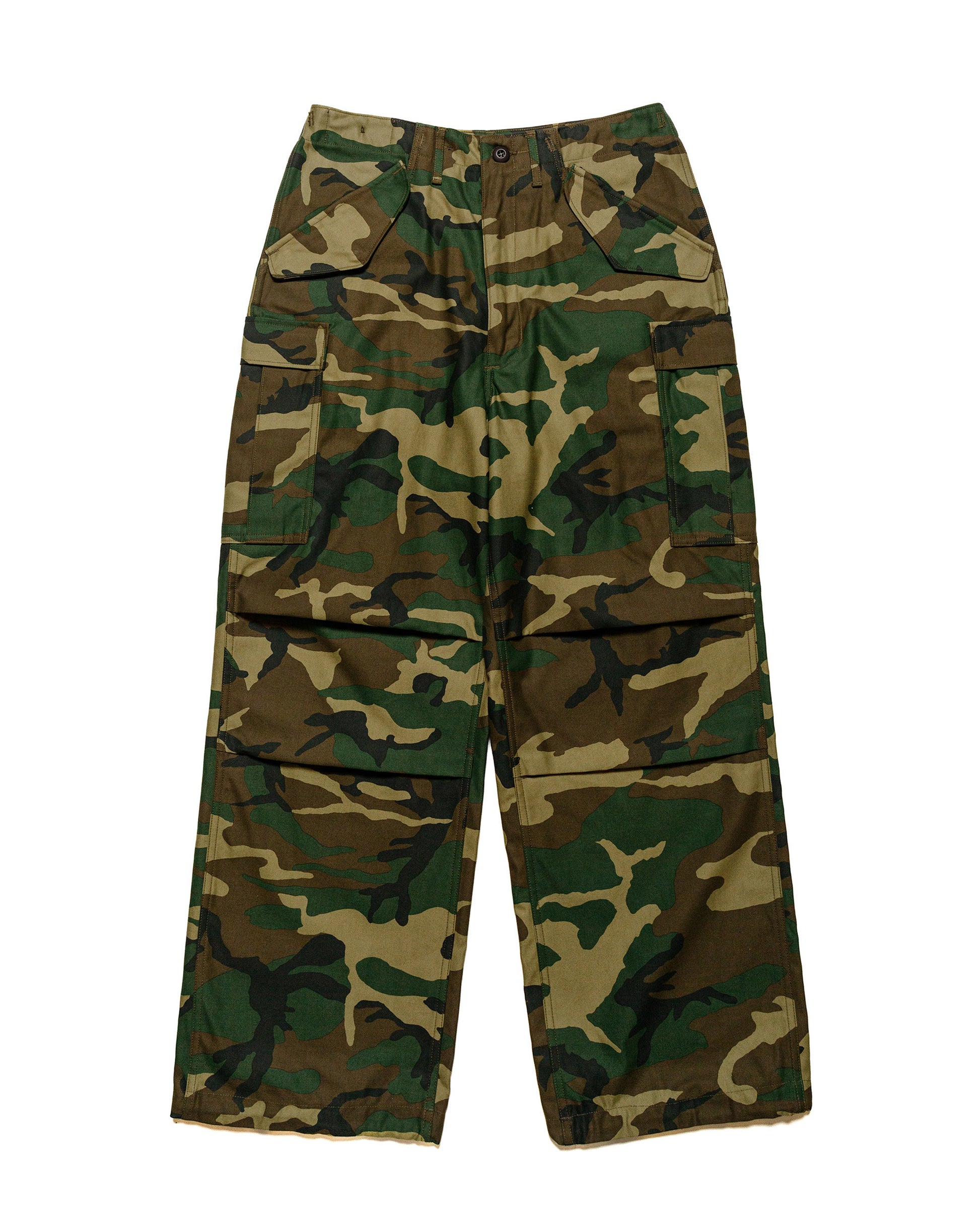 lost & found The Real McCoy's The Real McCoy's MP23101 Trousers, Men's, Field, M-65 / Woodland Olive