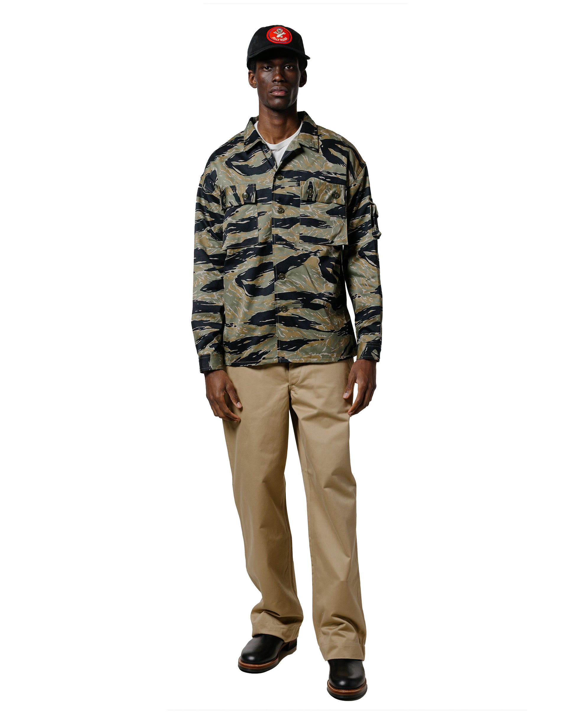 lost & found The Real McCoy's The Real McCoy's MP23102 Trousers, Cotton, Khaki, 1941 Khaki