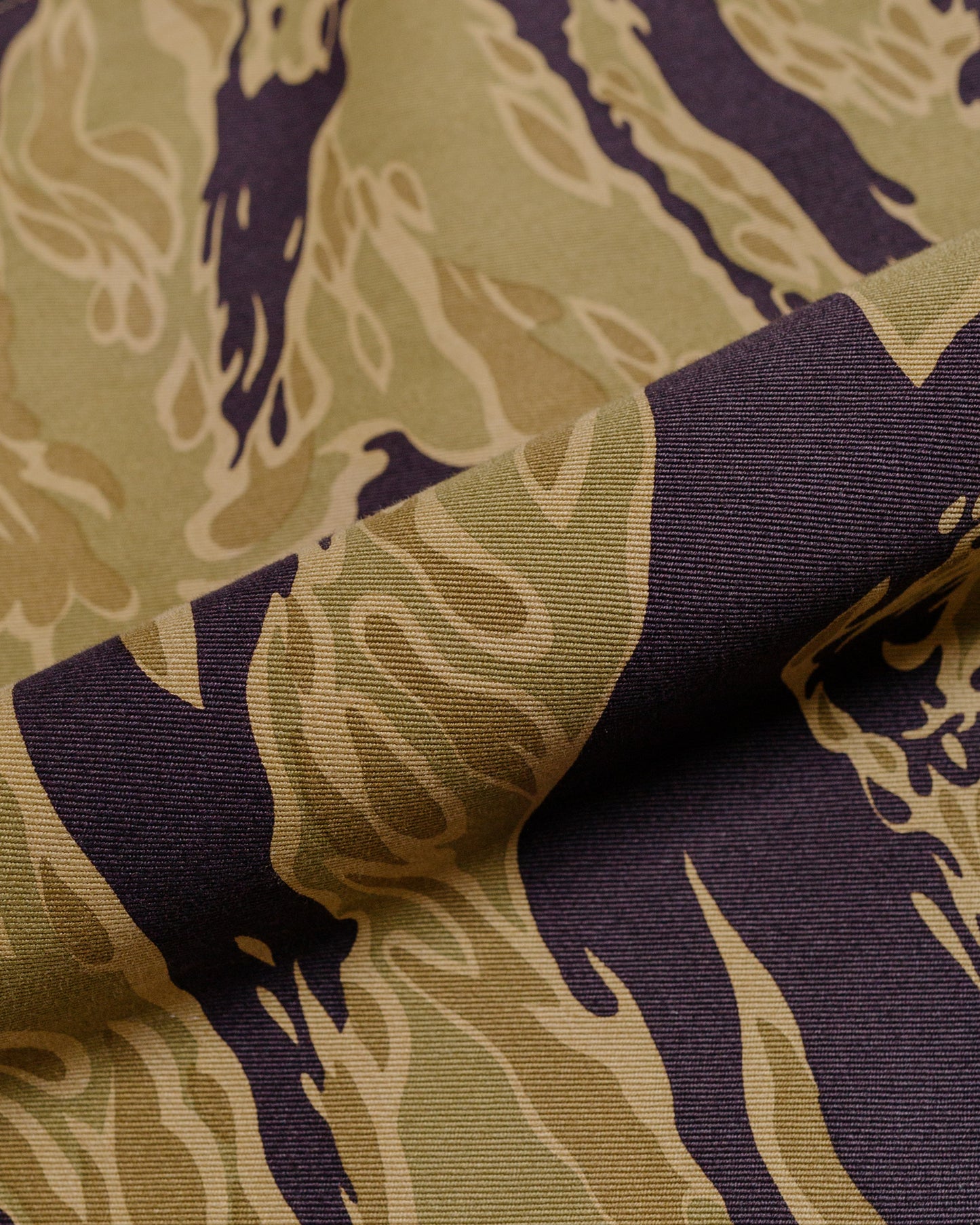 lost & found The Real McCoy's The Real McCoy's MP24001 Tiger Camouflage Trousers / Advisor Khaki