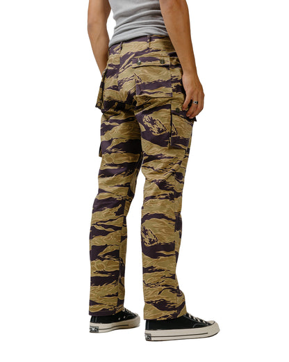 lost & found The Real McCoy's The Real McCoy's MP24001 Tiger Camouflage Trousers / Advisor Khaki