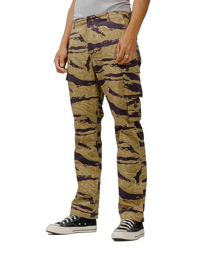 lost & found The Real McCoy's The Real McCoy's MP24001 Tiger Camouflage Trousers / Advisor Khaki