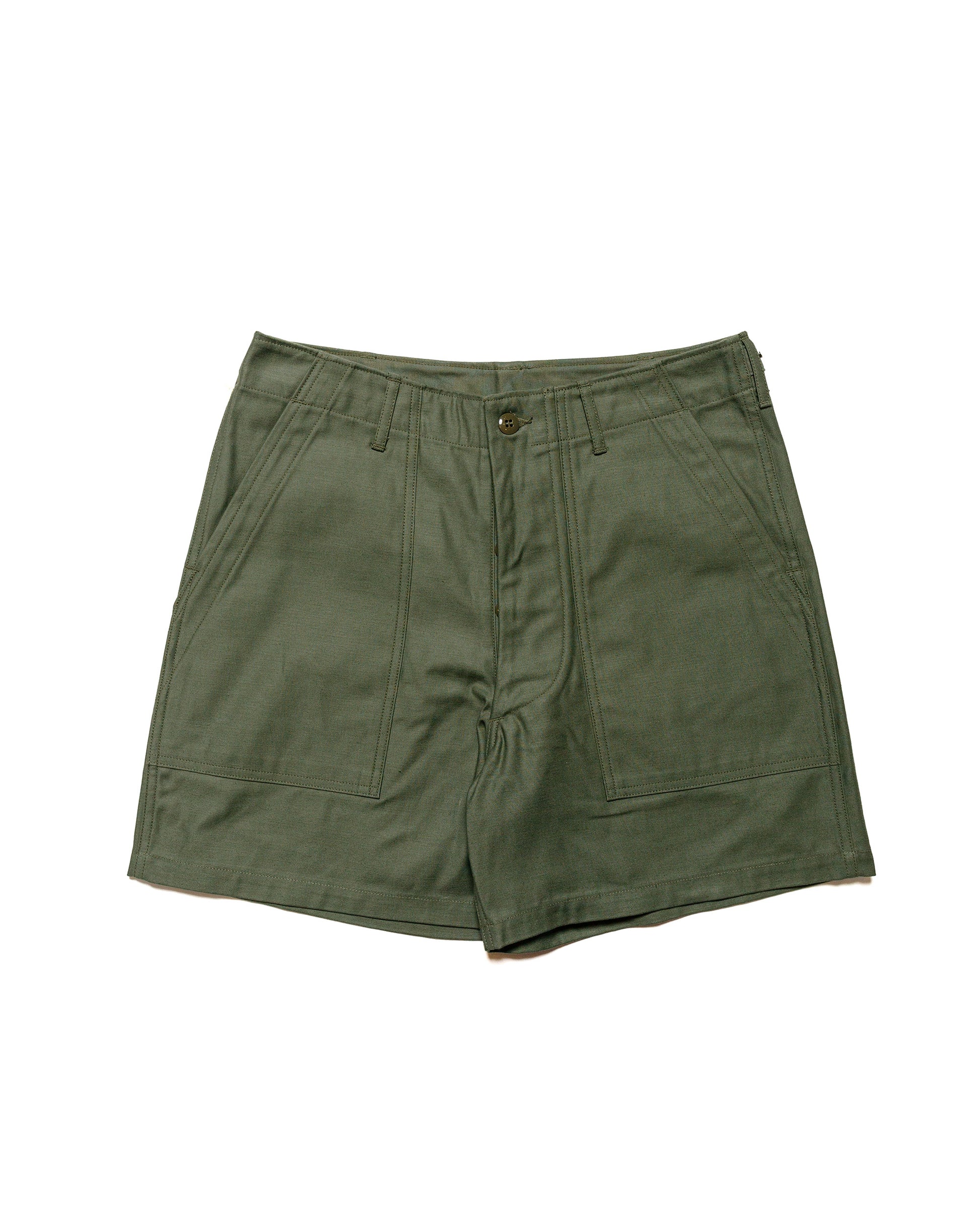 lost & found The Real McCoy's The Real McCoy's MP24004 Utility Shorts / Cotton Sateen Olive