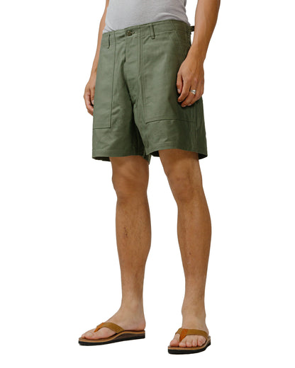 lost & found The Real McCoy's The Real McCoy's MP24004 Utility Shorts / Cotton Sateen Olive