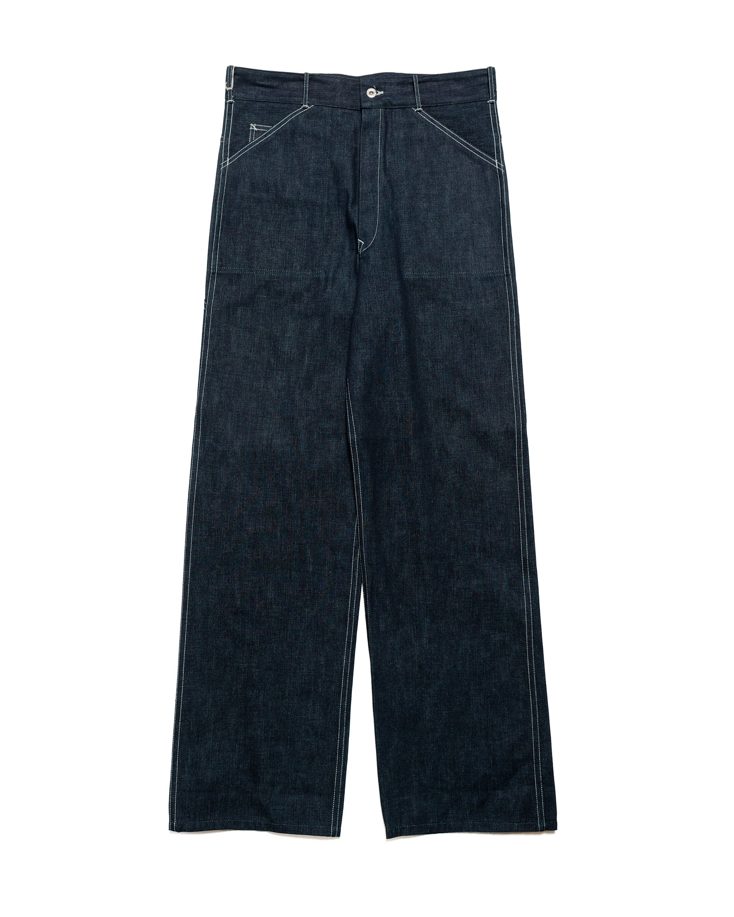 lost & found The Real McCoy's The Real McCoy's MP24005 WWII Denim Work Trousers Indigo