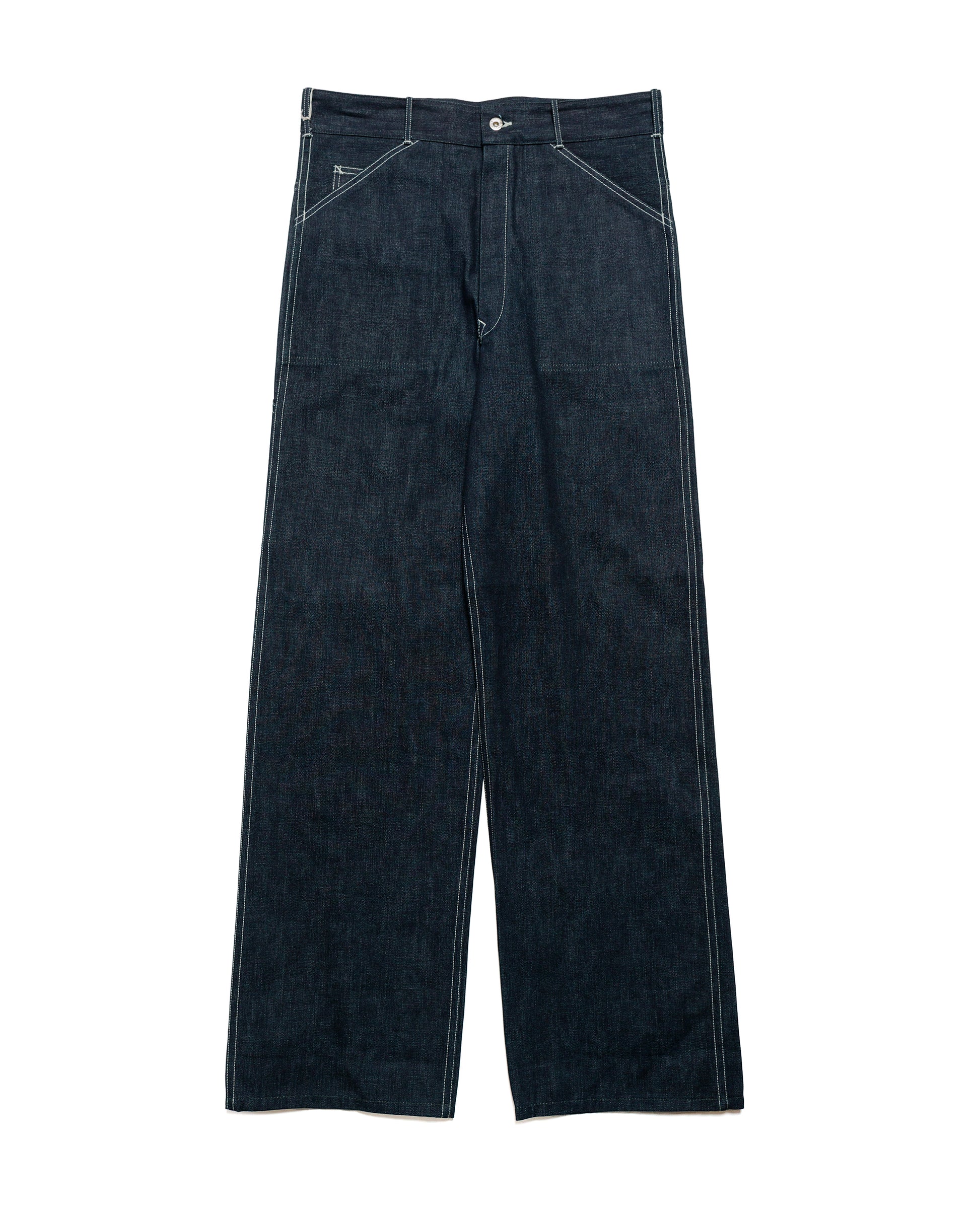lost & found The Real McCoy's The Real McCoy's MP24005 WWII Denim Work Trousers Indigo