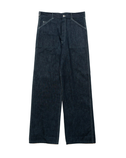 lost & found The Real McCoy's The Real McCoy's MP24005 WWII Denim Work Trousers Indigo