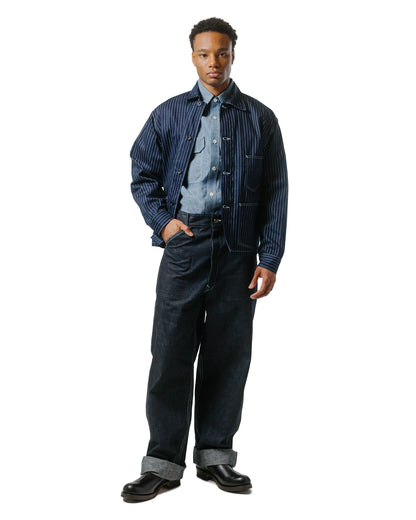 lost & found The Real McCoy's The Real McCoy's MP24005 WWII Denim Work Trousers Indigo