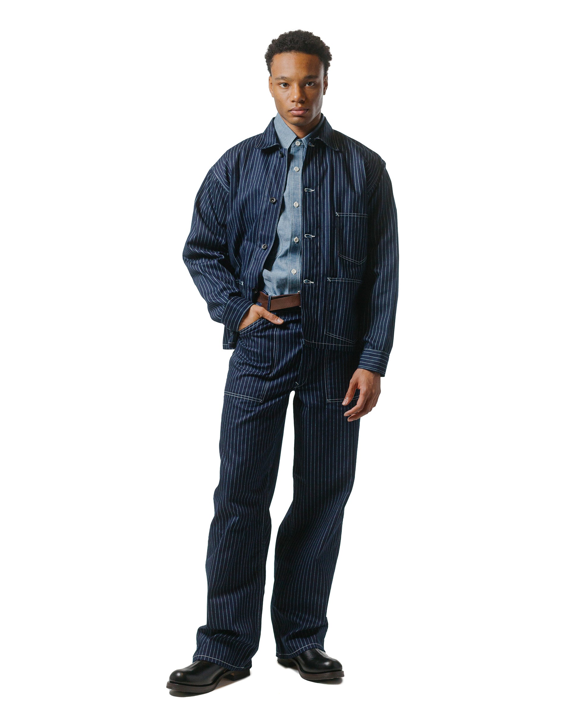 lost & found The Real McCoy's The Real McCoy's MP24007 Wabash Work Trousers Indigo