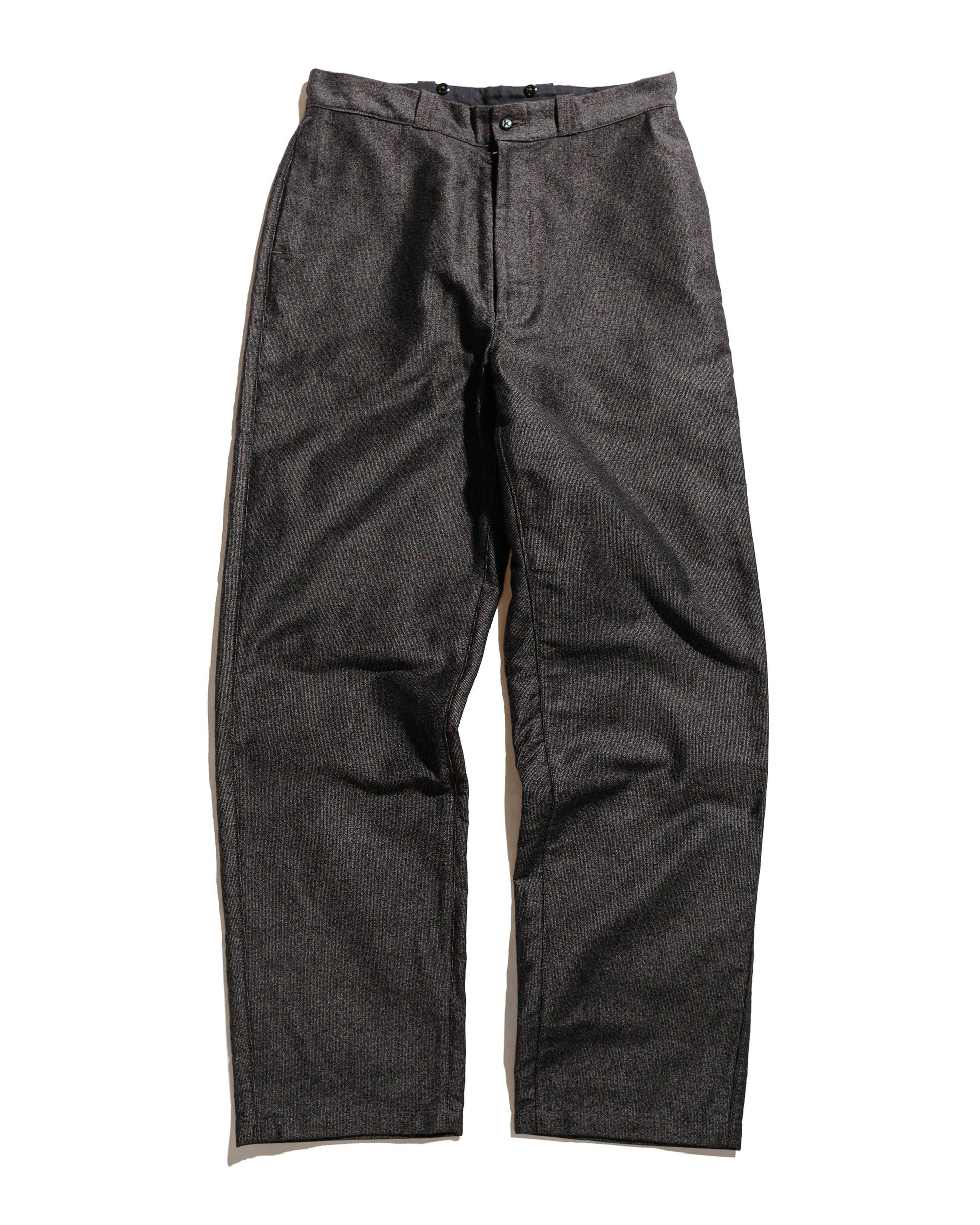 lost & found The Real McCoy's The Real McCoy's MP24101 Double Diamond Trousers / Printed Moleskin Salt & Pepper