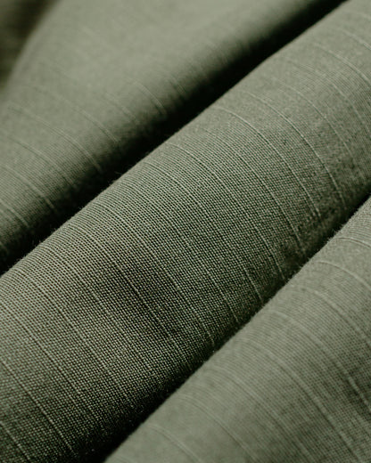 lost & found The Real McCoy's The Real McCoy's MP25001 Trouser, Man's, Cotton Rip-Stop Poplin Olive