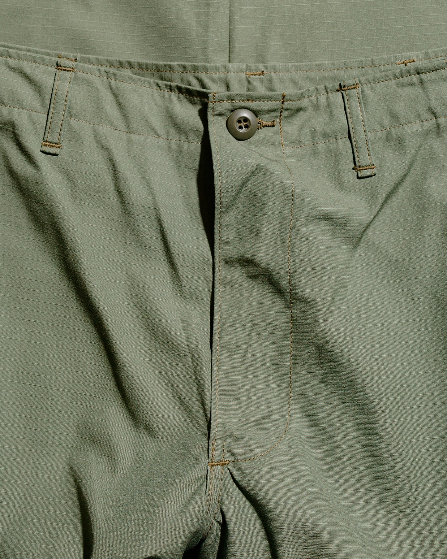 lost & found The Real McCoy's The Real McCoy's MP25001 Trouser, Man's, Cotton Rip-Stop Poplin Olive