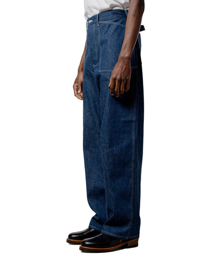 lost & found The Real McCoy's The Real McCoy's MP25002 Trousers, Working, Denim, Blue Indigo