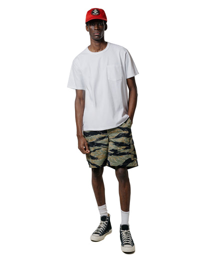 lost & found The Real McCoy's The Real McCoy's MP25004 Tiger Camouflage Shorts / Tadpole Green