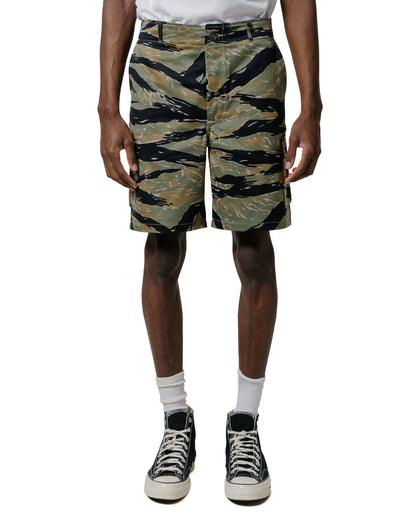 lost & found The Real McCoy's The Real McCoy's MP25004 Tiger Camouflage Shorts / Tadpole Green