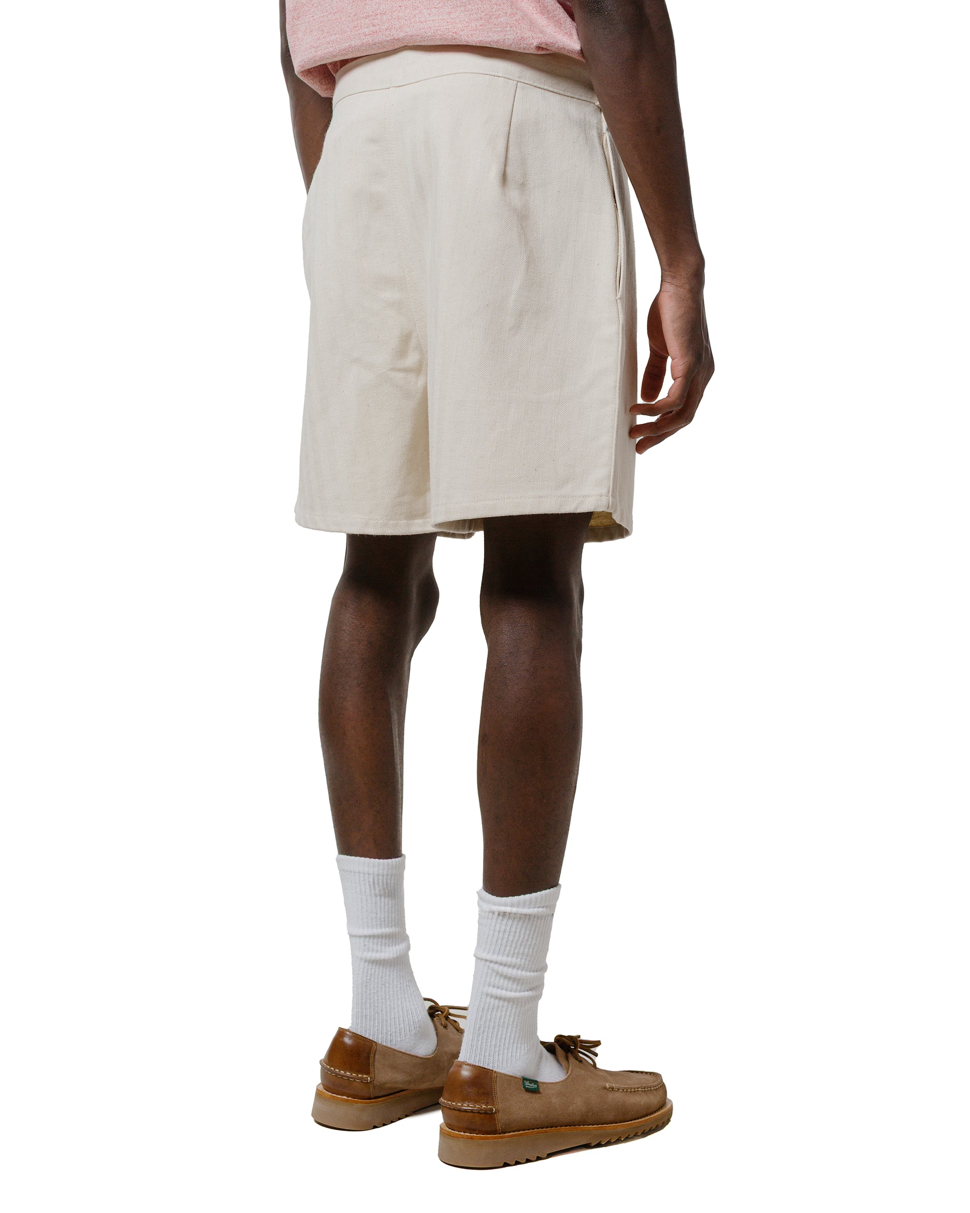 lost & found The Real McCoy's The Real McCoy's MP25014 Belted Shorts / Cotton-Hemp Beige