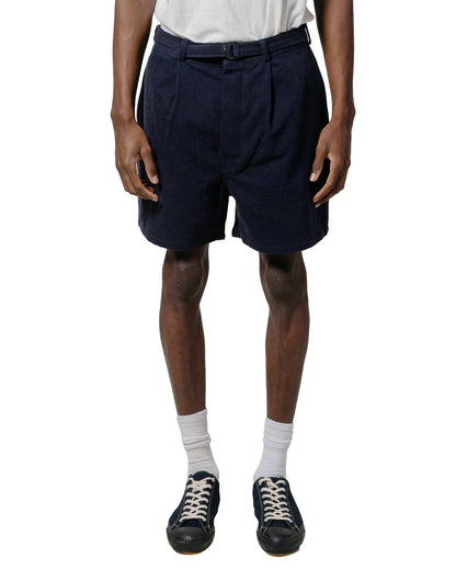 lost & found The Real McCoy's The Real McCoy's MP25014 Belted Shorts / Cotton-Hemp Navy