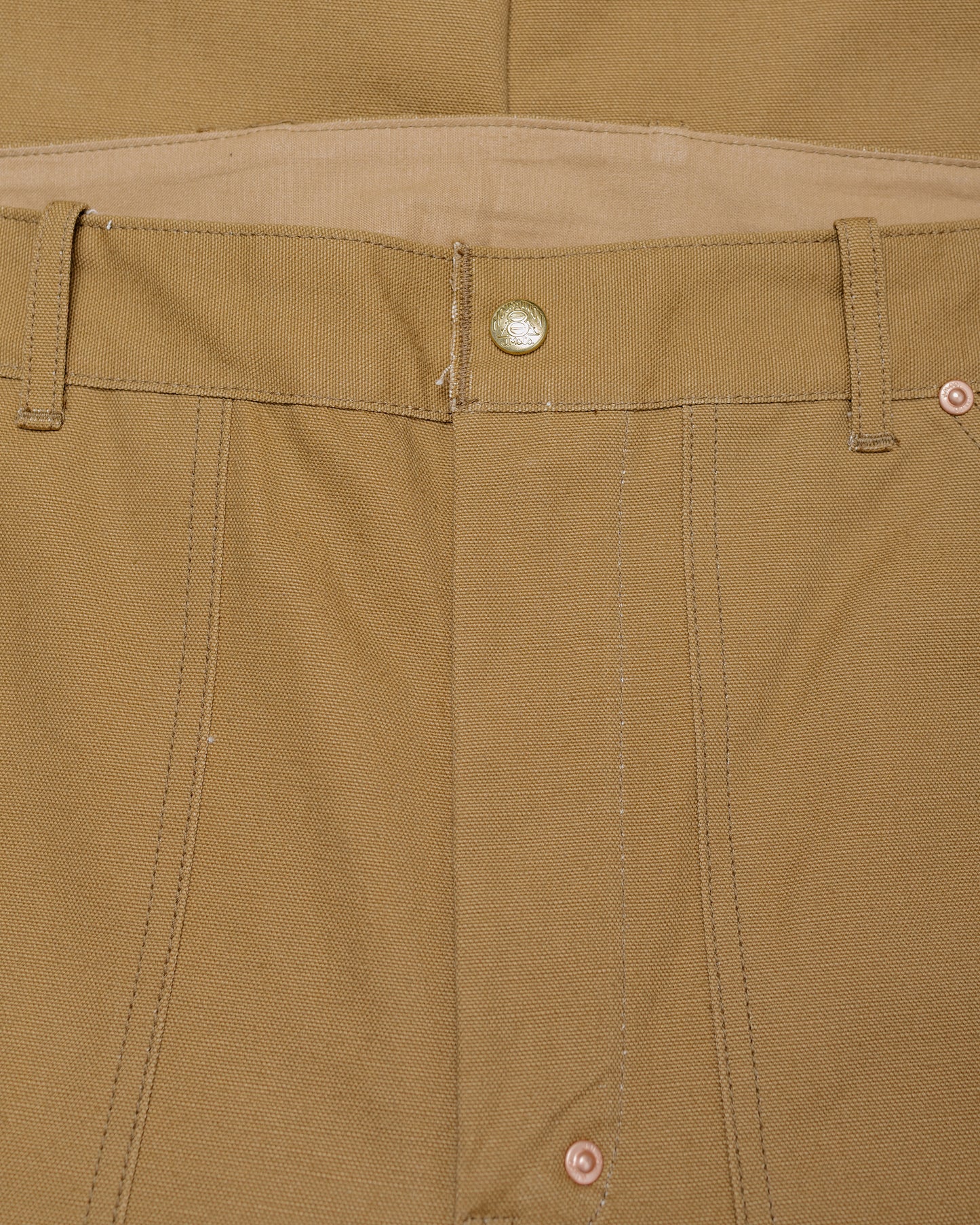 lost & found The Real McCoy's The Real McCoy's MP25102 Double-Knee Work Trousers Brown