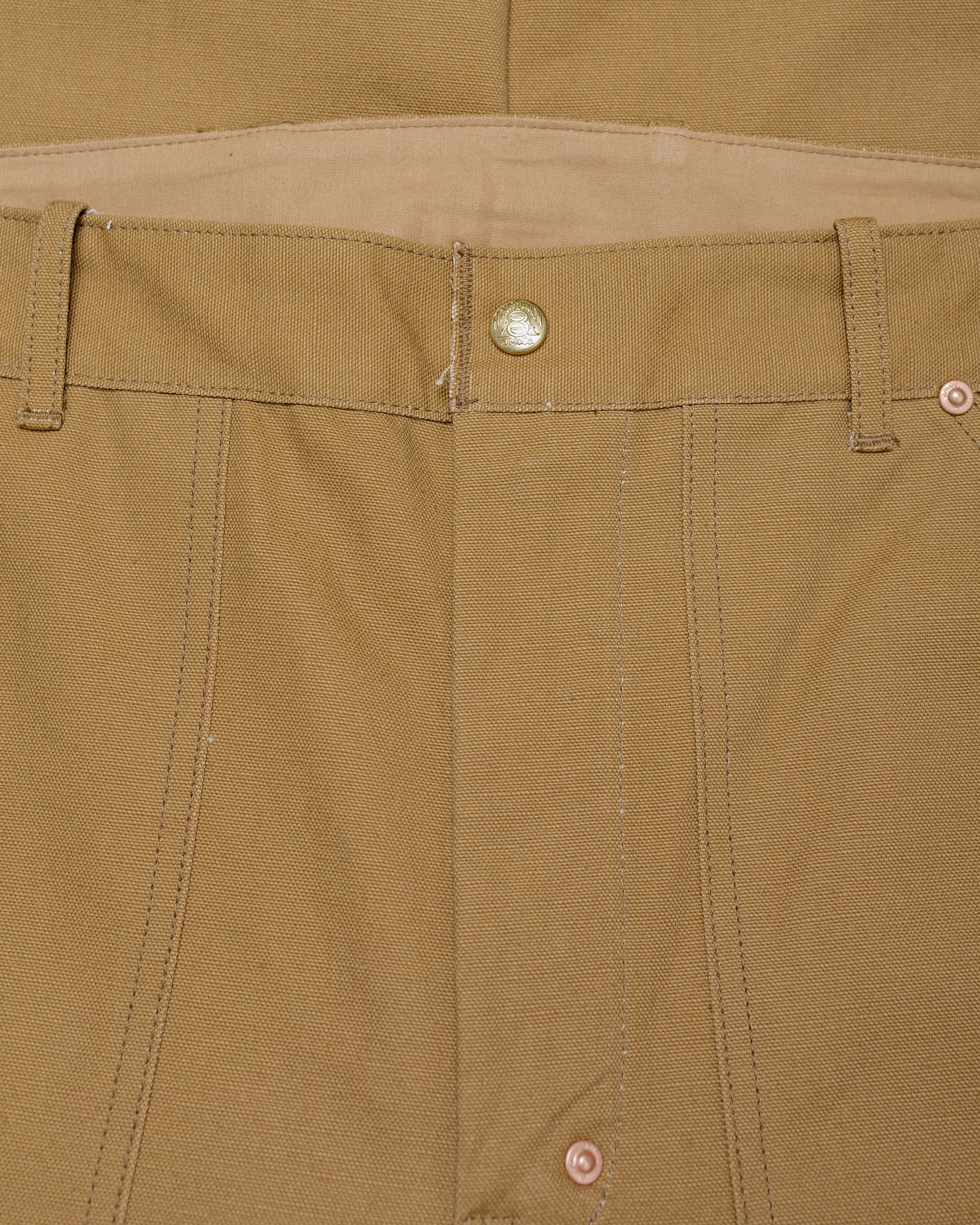 lost & found The Real McCoy's The Real McCoy's MP25102 Double-Knee Work Trousers Brown
