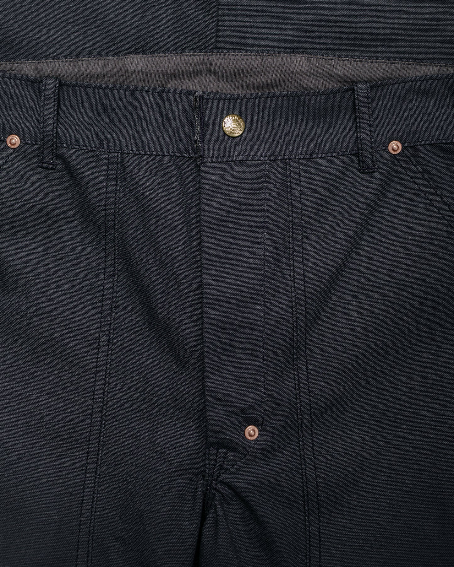 lost & found The Real McCoy's The Real McCoy's MP25102 Double-Knee Work Trousers Charcoal